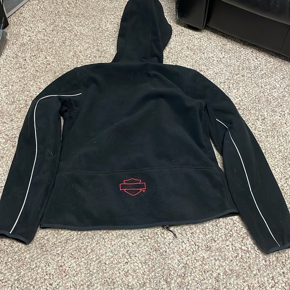 Harley Davidson reflective fleece zip jacket in excellent condition - Picture 9 of 9